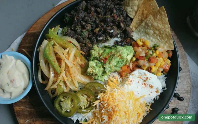 One-Pot Chicken Burrito Bowl — Mexican-inspired recipe, 30 min