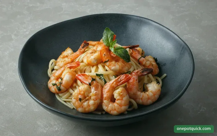 One-Pot Lemon Garlic Shrimp Pasta — Mediterranean recipe, 20 min