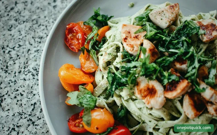 One-Pot Pesto Chicken Pasta — Italian recipe, 30 min